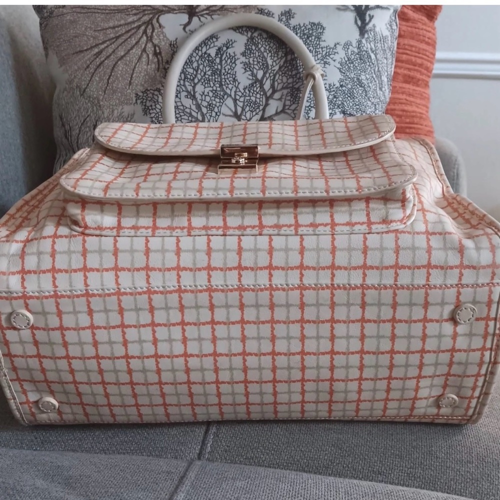 ***price drop***EUC Tory Burch Large Priscilla Bag in Tweed- Retired - Picture 6 of 9